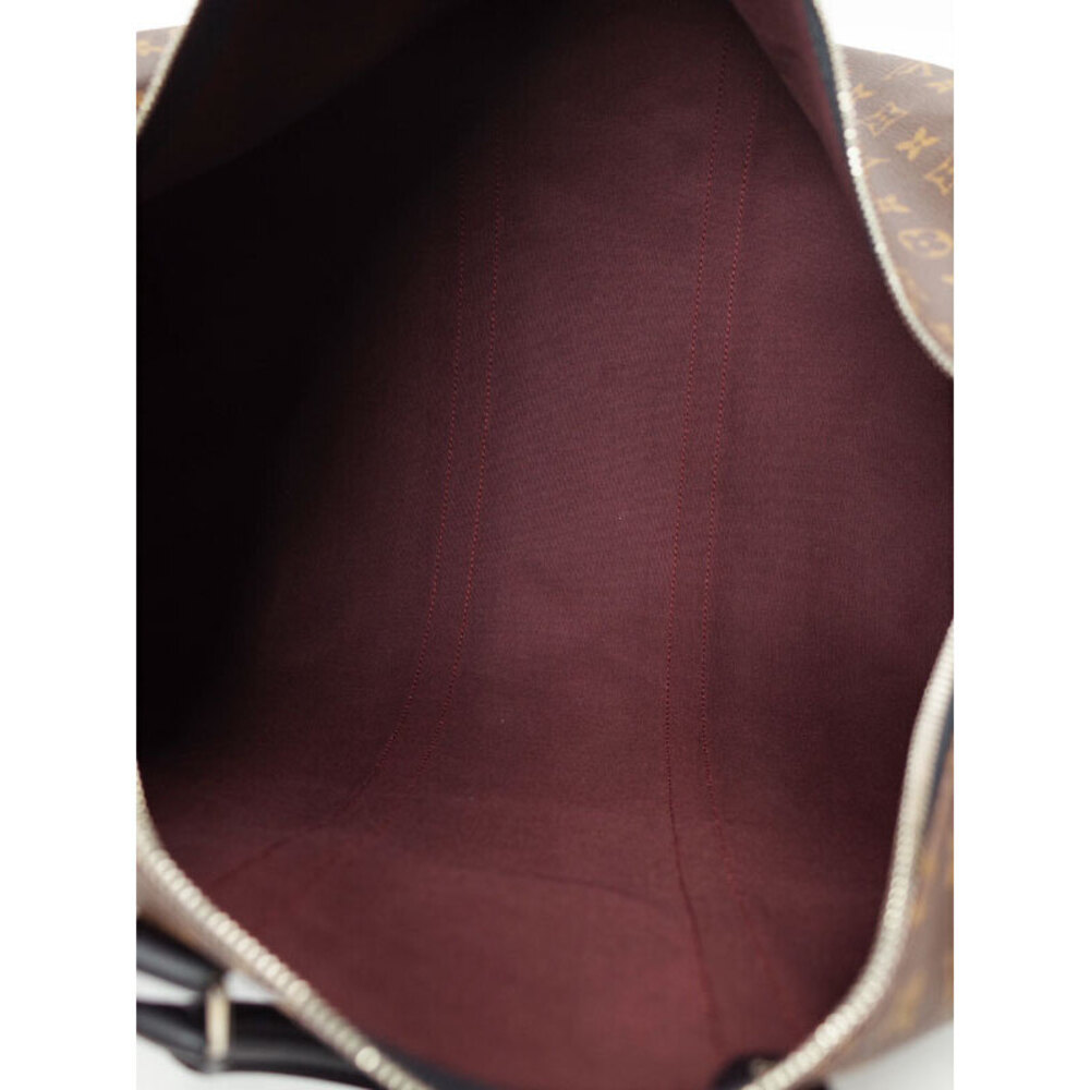 Louis Vuitton Monogram Macassar Keepall Bandouliere Travel Boston Bag - Picture 3 of 9